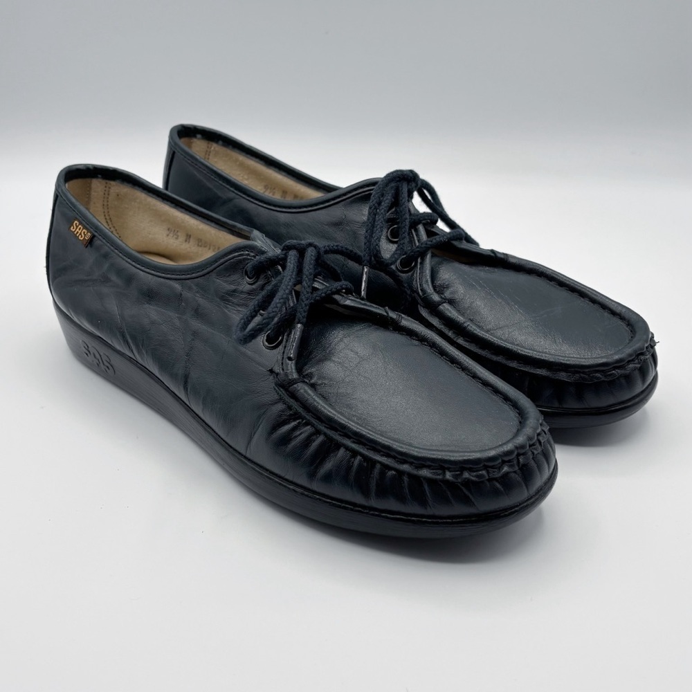 SAS Blue Siesta Lace Up Oxford Women's Sz 9.5 Comfort Workwear